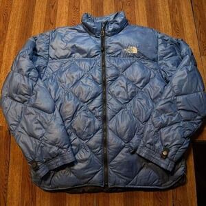 The North Face Women's Blue 600 Goose Down Filled Puffer Jacket Large